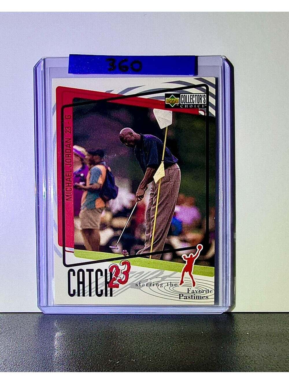 Michael Jordan 1997-98 Upper Deck Collector's Choice Catch 23 #188 Card Bulls